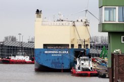 MORNING CLARA - 200m [IMO:9460887] Autotransporter (Vehicles Carrier) Fotodatum: 2017-12-27 Baujahr: 2009 | DWT: 18638t | Breite: 32,26m | Tiefgang: 9,73m| Ladekapazität: 6340 CEU...