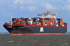 APL BARCELONA - 347m [IMO:9462043] Containerschiff (Container ship) Neuaufnahme: 2014-04-15 Baujahr: 2012 | DWT: 131196t | Breite: 46m | Tiefgang: 15,5m | Ladekapazität: 10798 TEU...