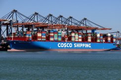 COSCO SHIPPING CAPRICORN - 400m [IMO:9783514] Containerschiff (Container ship) Aufnahme: 2019-04-10 Baujahr: 2018 | DWT: 197087t | Breite: 59m | Tiefgang: 17m | Ladekapazität: 19273 TEU...