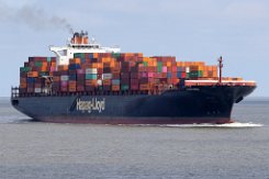 HUDSON EXPRESS - 306m [IMO:9349564] Containerschiff (Container ship) Neuaufnahme: 2023-06-05 (2021-08-18) Baujahr: 2008 | DWT: 85326t | Breite: 40,05m | Tiefgang: 14,0m |...
