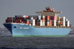MOL PRESENCE - 293m [IMO:9444273] Containerschiff (Container ship) Aufnahme: 2023-11-15 Baujahr: 2008 | DWT: 72912t | Breite: 40m | Tiefgang: 14m | Ladekapazität: 6350 TEU...