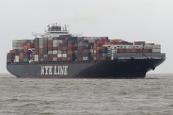 NYK VIRGO - 338m [IMO:9312810] [RENEW] Containerschiff (Container ship) Aufnahme: 2017-04-12 Baujahr: 2007 | DWT: 103284t | Breite: 46m | Tiefgang: 14,5m | Ladekapazität: 8100...