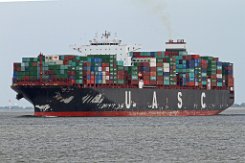 UMM SALAL - 366m [IMO:9525857] Containerschiff (Container ship) Fotodatum: 2014-08-06 Baujahr: 2011 | DWT: 145327t | Breite: 51m | Tiefgang: 14,0m | Ladekapazität: 13000 TEU...