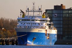 HAI YANG SHI YOU 720 - 107m [IMO:9567829] Forschungsschiffe (Research/Survey Vessel) Fotodatum: 2016-11-25 Baujahr: 2011 | DWT: 5380t | Breite: 28m