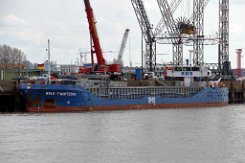 RMS TWISTEDEN - 88m (ex) [IMO:9195468] Frachtschiff (General Cargo) Fotodatum: 2018-03-27 Neuer Name: WILSON TWISTEDEN Baujahr: 2002 | DWT: 2644t | Breite: 11,41m | Tiefgang: max. 4,09m...