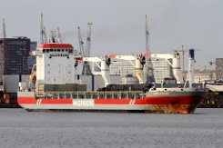 AFRICABORG - 143m (ex) [IMO:9365661] Frachtschiff (General Cargo) Fotodatum: 2015-07-04 Neuer Name: ESL AUSTRALIA Baujahr: 2007 | DWT: 17356t | Breite: 21,53m | Tiefgang: max. 9,69m...