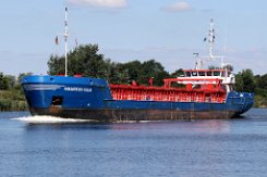 AMADEUS GOLD - 88m [IMO:9479565] Frachtschiff (General Cargo) Fotodatum: 2022-08-10 Baujahr: 2010 | DWT: 2570t | Breite: 11m | Tiefgang: 5,40m Maschinenleistung: 1104 KW |...