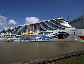 AIDA Cruises deutsche Reederei mit Sitz in Rostock (gehört zu Carnival Corporation & plc)