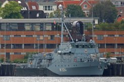 GRÖMITZ M1064 - 55m Militärschiff (Military Ops) Minenjagdboot deutsche Marine Fotodatum: 2016-08-07 Baujahr: 1994 | Breite: 9,20m | Tiefgang: 2,50m Maschinenleistung: 4500 KW |...