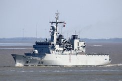 HASSAN II 612 - 94m [IMO:9223069] Militärschiff (Military Ops) marokkanische Marine Fotodatum: 2019-04-15 Baujahr: 2003 | Breite: 14m | Tiefgang: 4,3m Maschinenleistung: 7200 KW |...