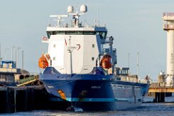 ADRIATIC - 108m [IMO:9944871] Ro-Ro Schiff (Ro-Ro cargo) / Frachtschiff Fotodatum: 2025-12-30 Baujahr: 2022 | DWT: 4000t | Breite: 14,00m | Tiefgang: 5,52m Maschinenleistung:...