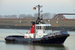 UNION 5 - 32m [IMO:9034975] Hafenschlepper (Tug) Fotodatum: 2022-01-15 Baujahr: 1992 | Bollard pull: 47t | Breite: 10m | Tiefgang: 4,79m Maschinenleistung: 2800 KW |...