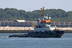 UNION BOXER - 41m [IMO:9537537] Schlepper (Tug) Fotodatum: 2017-05-26 Baujahr: 2010 | Bollard pull: 90t | Breite: 14m | Tiefgang: 6,30m Maschinenleistung: 5200 KW |...