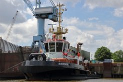 BUGSIER 11 - 32m (ex) [IMO:9800348] Hafenschlepper (Tug) Fotodatum: 2017-07-03 Neuer Name: FAIRPLAY XVI Baujahr: 2016 | Bollard pull: 85,5t | Breite: 12,5m | Tiefgang: 6,00m...