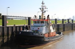 BUGSIER 3 - 33m (ex) [IMO:9350135] Hafenschlepper (Tug) Fotodatum: 2015-10-03 Neuer Name: FAIRPLAY-63 Baujahr: 2006 | Bollard pull: 63t | Breite: 12m | Tiefgang: 6,70m...