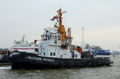 HILLERDINE WESSELS - 26m [IMO:7417604] Hafenschlepper (Tug) Fotodatum: 2017-02-12 Baujahr: 1975 | Bollard pull: 18t | Breite: 6,80m | Tiefgang: 3,20m Maschinenleistung: 1060 KW |...