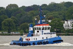 FAIRPLAY VI - 28m [IMO:9032185] Hafenschlepper (Tug) Fotodatum: 2017-07-02 Baujahr: 1992 | Bollard pull: 41t |Breite: 9m | Tiefgang: 5,25m Maschinenleistung: 2250 KW |...