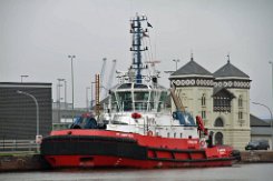 RT AMBITION - 31m [IMO:9559250] Hafenschlepper (Tug) Fotodatum: 2014-04-12 Baujahr: 2012 | Bollard pull: 84t | Breite: 12m | Tiefgang: 5,95m Maschinenleistung: 4962 KW |...