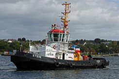 STEIN - 27m [IMO:9241243] Hafenschlepper (Tug) Fotodatum: 2016-08-08 Baujahr: 2001 | Bollard pull: 46t | Breite: 9,70m | Tiefgang: 5,30m Maschinenleistung: 2650 KW |...