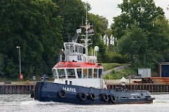 HANS - 19m [IMO:9173977] Schlepper (Tug) Fotodatum: 2023-09-03 Baujahr: 1998 | Bollard pull: 22t | Breite: 6m | Tiefgang: 2,70m Maschinenleistung: 1074 KW |...