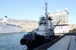 PONTA DE PARGO - 25m [IMO:9356270] Hafenschlepper (Tug) Fotodatum: 2018-01-22 Baujahr: 2005 | Breite: 10m | Tiefgang: 4,0m Maschinenleistung: 2760 KW | Geschwindigkeit: 12,0 kn...