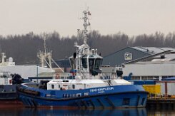 TSM HONFLEUR - 25m [IMO:9899947] Hafenschlepper (Tug) Fotodatum: 2025-02-09 Baujahr: 2021 | Bollard pull: -t | Breite: 12,50m | Tiefgang: 3,50m Maschinenleistung: 5050 KW |...