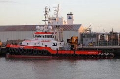 BRUTUS - 35m [IMO:9885893] Schlepper (Tug) Fotodatum: 2020-01-30 Baujahr: 2021 | Bollard pull: 61,1t | Breite: 13,45m | Tiefgang: max. 2,85m Maschinenleistung: 3876 KW |...