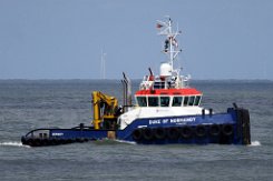 DUKE OF NORMANDY - 26m [IMO:9348429] Schlepper (Tug) Fotodatum: 2023-08-12 Baujahr: 2005 | Bollard pull: 28,3t | Breite: 9,1m | Tiefgang: 3,00m Maschinenleistung: 1642 KW |...
