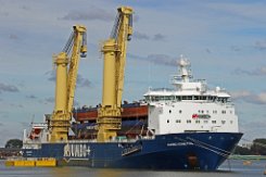 JUMBO KINETIC - 152m [IMO:9634165] Schwerlastschiff (Heavy Load Vessel) Fotodatum: 2016-07-06 Baujahr: 2014 | DWT: 14000t | Breite: 28m | Tiefgang: 8,10m Maschinenleistung: 9000 KW...