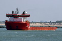 AUDAX - 206m [IMO:9763837] Schwerlastschiff (Heavy Load Vessel) Fotodatum: 2018-07-13 Baujahr: 2016 | DWT: 28899t | Breite: 43m | Tiefgang: 8,00m Maschinenleistung: 30800 KW...