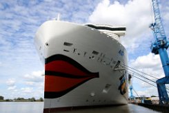 [Schiffe Spezial] AIDAnova (8) Die AIDAnova am 26.08.2018 in Papenburg an der Meyer Werft