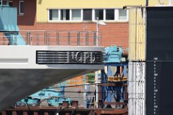 [Schiffe Spezial] NORD (3) Die nagelneue Megayacht NORD liegt am 2021-06-19 an der Lürssen Werft in Lemwerder an der Weser.