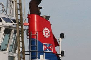 Buchstabe B Schornsteinmarken von Schiffen / Funnel Marks