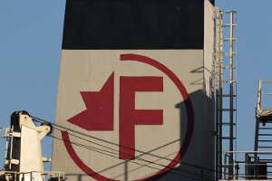 Buchstabe F Schornsteinmarken von Schiffen / Funnel Marks