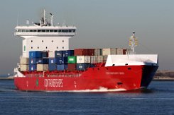 alte Lackierung: CONTAINERSHIPS NORD - 170m (aF 2019) [IMO:9813993] - alte Lackierung Feederschiff Fotodatum: 2019-02-15 (LNG Antrieb) Baujahr: 2018 | DWT: 20272t | Breite: 27m | Tiefgang: 9,6m | Ladekapazität:...