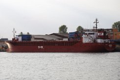 alte Schornsteinmarke: EKNOE - 90m (aF 2022) [IMO:9353395] - alte Schornsteinmarke Frachtschiff (General Cargo) Fotodatum: 2022-08-14 Baujahr: 2006 | DWT: 4900t | Breite: 15,2m | Tiefgang: 5,25m...