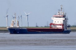 ohne Aufschrift: RIX VOYAGER - 90m (aF 2023) [IMO:9125671] - ohne Aufschrift Frachtschiff (General Cargo) Fotodatum: 2023-06-03 Baujahr: 1997 | DWT: 4748t | Breite: 13,20m | Tiefgang: max. 5,72m...