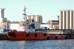 altes Logo: ANTEOS - 37m (aF 2019) [IMO:9223681] - altes Logo Offshoreschlepper (Tug) Fotodatum: 2019-01-02 Baujahr: 2000 | Bollard pull: 45t | Breite: 11m | Tiefgang: 4,35m Maschinenleistung:...