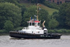 alte Lackierung: BUGSIER 22 - 24m (2) (aF 2021) [IMO:9763253] - alte Lackierung Hafenschlepper (Tug) Fotodatum: 2021-08-15 Baujahr: 2016 | Bollard pull: 70t | Breite: 11m | Tiefgang: 5,35m Maschinenleistung:...