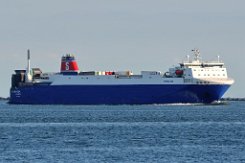 weiteres Foto: FIONIA SEA - 187m (dA 2022) [IMO:9395343] - doppelte Aufnahme Ro-Ro Schiff (Ro-Ro cargo) Fotodatum: 2022-08-31 Ex- Name: FIONIA SEAWAYS Baujahr: 2009 | DWT: 11623t | Breite: 26m |...