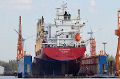 weiteres Foto: BBC RHONETAL - 161m (dA 2023) [IMO:9614701] - doppelte Aufnahme Schwerlastschiff (Heavy Load Vessel) Fotodatum: 2023-04-22 Baujahr: 2013 | DWT: 17757t | Breite: 25,23m | Tiefgang: 8,60m...