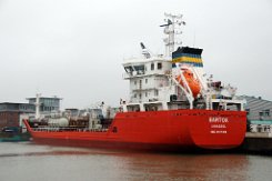 weiteres Foto: BARTOK - 99m (n) (dA 2018) [IMO:9517458] - doppelte Aufnahme Tanker (Oil/Chemical Tanker) Ex-Name: BESIKTAS PERA Fotodatum: 2018-12-29 Baujahr: 2009 | DWT: 4121t | Breite: 14m