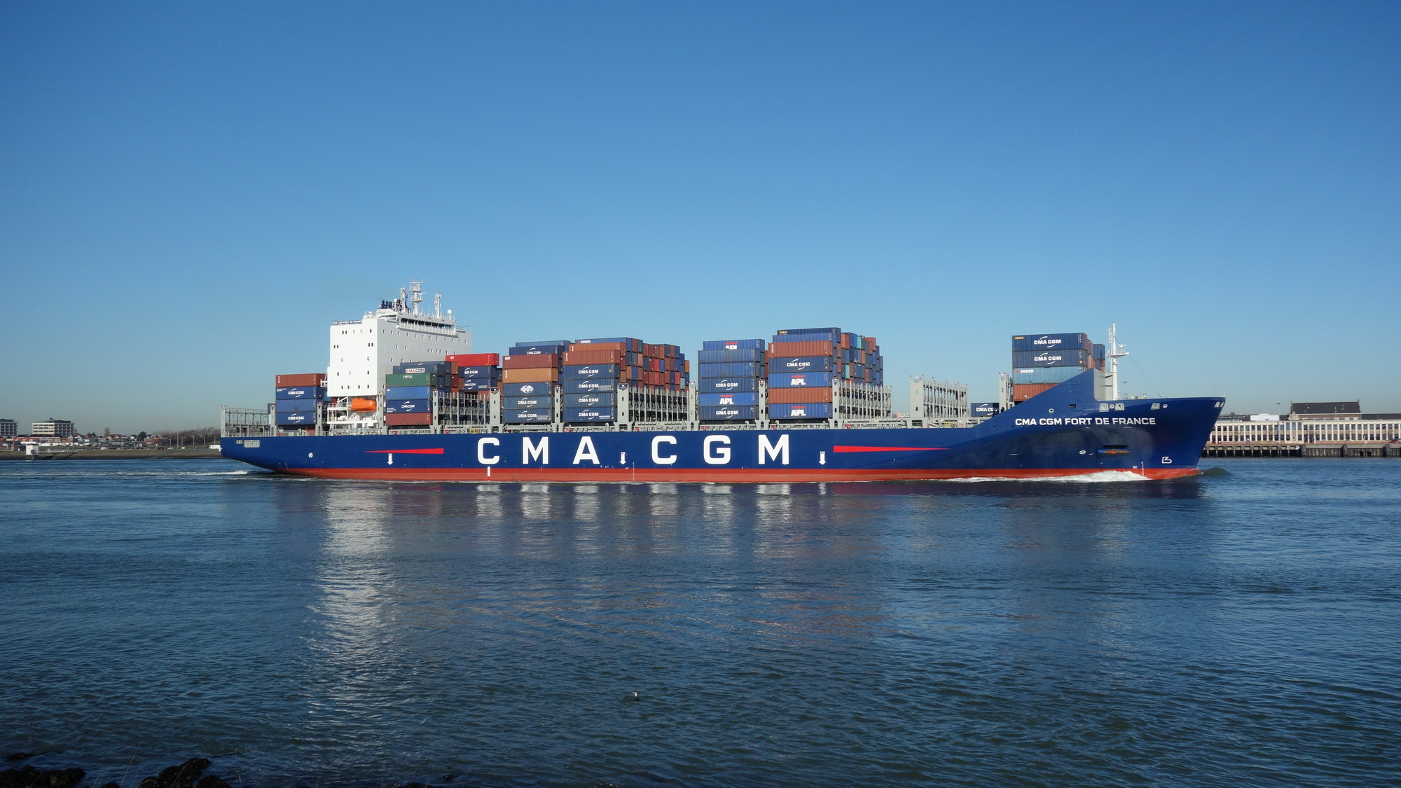 Containerschiff CMA CGM FORT DE FRANCE – ship-spotting.de